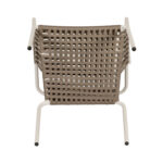 Πολυθρόνα Κήπου ArteLibre DAYA Μπεζ/Λευκό Αλουμίνιο/Ύφασμα 57x67x84cm - Image 9
