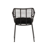 Πολυθρόνα Κήπου ArteLibre KALAMBO Μαύρο Αλουμίνιο/Rattan 56x57x81cm - Image 4