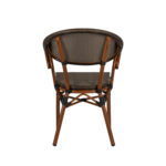 Πολυθρόνα Κήπου ArteLibre DALILA Καφέ/Μπαμπού Αλουμίνιο/Ύφασμα 57x57x82cm - Image 4