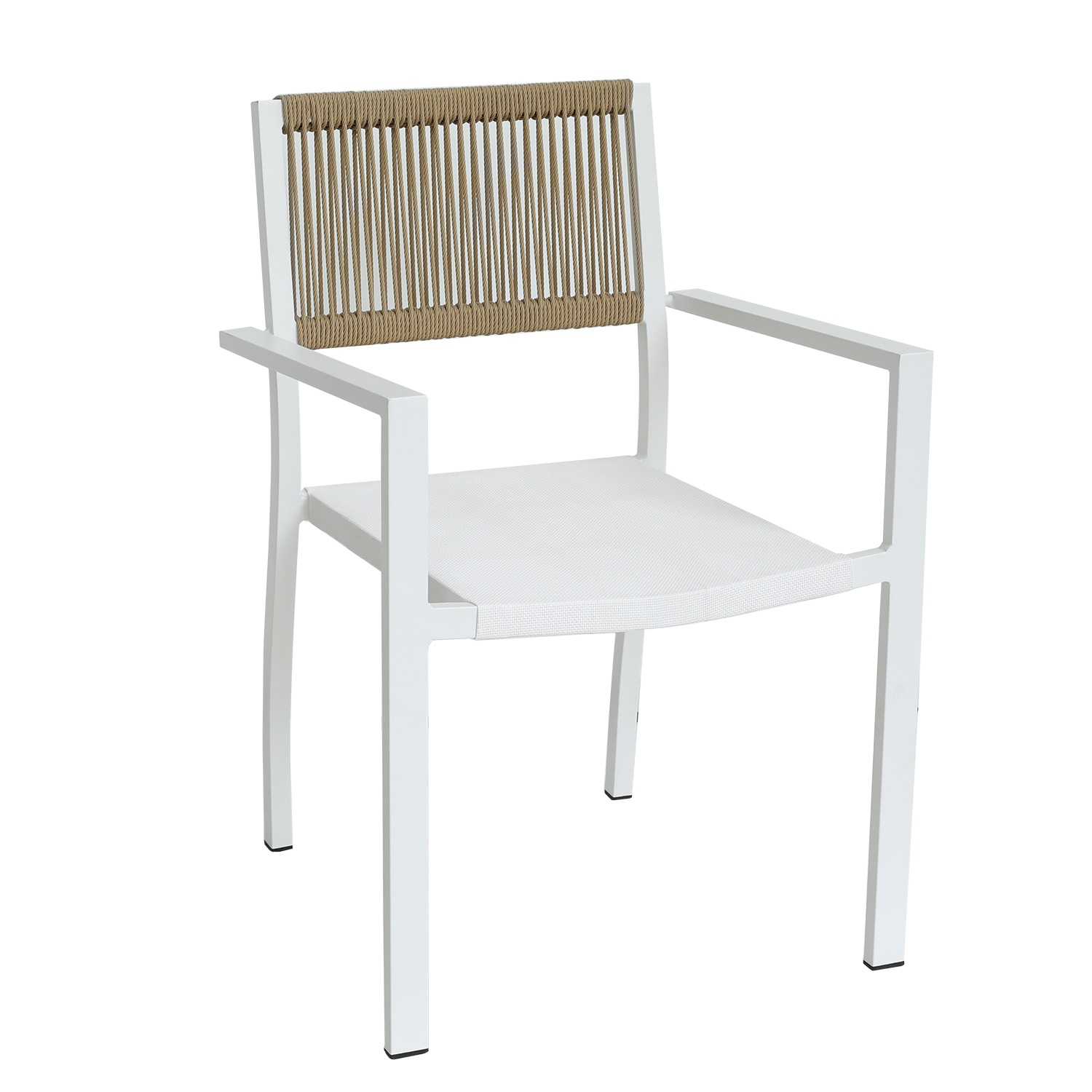 Πολυθρόνα Κήπου ArteLibre HORUS Λευκό/Καφέ Αλουμίνιο/Rattan 56x58x83cm Πολυθρόνα Κήπου ArteLibre HORUS Λευκό/Καφέ Αλουμίνιο/Rattan 56x58x83cm