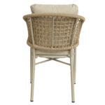 Πολυθρόνα Κήπου ArteLibre ANHUR Με Μαξιλάρια Μπεζ/Καφέ Αλουμίνιο/Rattan 60x58x84cm - Image 3