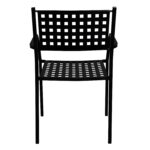 Πολυθρόνα Κήπου ArteLibre MONTU Μαύρο Μέταλλο 54x51x84cm - Image 4
