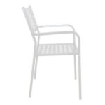 Πολυθρόνα Κήπου ArteLibre MONTU Λευκό Μέταλλο 54x51x84cm - Image 2