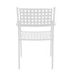 Πολυθρόνα Κήπου ArteLibre MONTU Λευκό Μέταλλο 54x51x84cm - Image 4