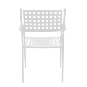 Πολυθρόνα Κήπου ArteLibre MONTU Λευκό Μέταλλο 54x51x84cm - Image 4