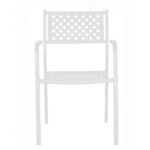 Πολυθρόνα Κήπου ArteLibre MONTU Λευκό Μέταλλο 54x51x84cm - Image 5