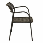 Πολυθρόνα Κήπου ArteLibre SOBEK Μαύρο Μέταλλο 55x57x76cm - Image 2