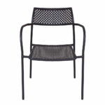 Πολυθρόνα Κήπου ArteLibre SOBEK Μαύρο Μέταλλο 55x57x76cm - Image 3