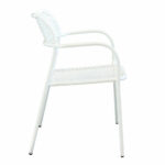 Πολυθρόνα Κήπου ArteLibre SOBEK Λευκό Μέταλλο 55x57x76cm - Image 2