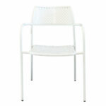 Πολυθρόνα Κήπου ArteLibre SOBEK Λευκό Μέταλλο 55x57x76cm - Image 4