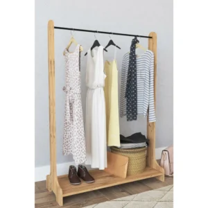 Κρεμάστρα Δαπέδου ArteLibre ORATILE Δρυς Μοριοσανίδα/Μέταλλο 89x35x128cm - Image 4