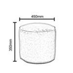 Πουφ ArteLibre HABIBAH Camel Δέρμα Φ45x35cm - Image 2