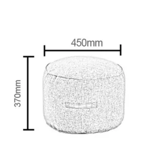 Πουφ ArteLibre MOSI Κόκκινο Ύφασμα 45x37cm - Image 2