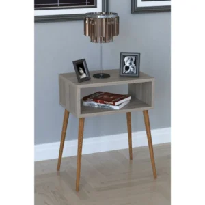 Κομοδίνο ArteLibre GANIRU Cordoba Μοριοσανίδα/Ξύλο 45x30x60cm - Image 2