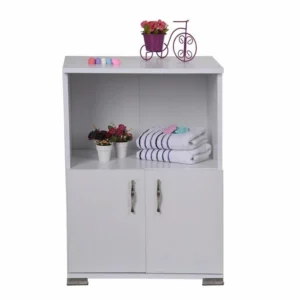 Ντουλάπι ArteLibre ISLANDE Λευκό Μοριοσανίδα 60x45x84.5cm - Image 4