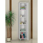 Ντουλάπι ArteLibre MADELINE Λευκό Μοριοσανίδα 30x35x165cm - Image 2