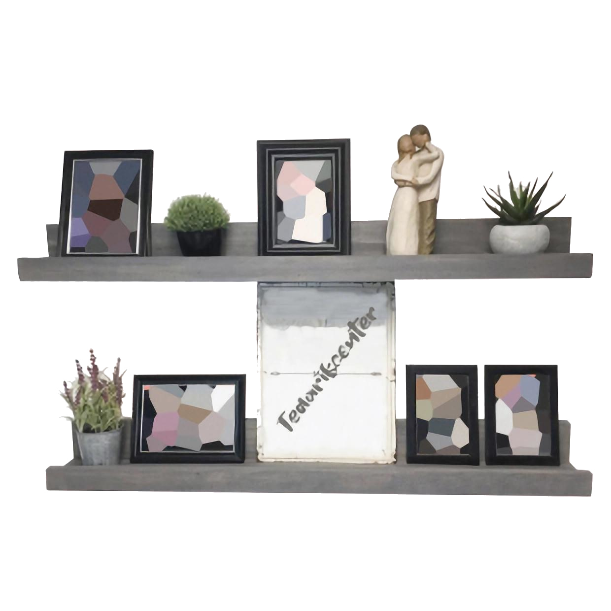 Ράφι Τοίχου ArteLibre BOUREY Γκρι Ξύλο (2x)70x10x7cm Σετ 2Τμχ Ράφι Τοίχου ArteLibre BOUREY Γκρι Ξύλο (2x)70x10x7cm Σετ 2Τμχ