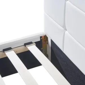 Κρεβάτι ArteLibre ABELIA Λευκό PU 214.5x170x100cm (Στρώμα 160x200cm) - Image 5