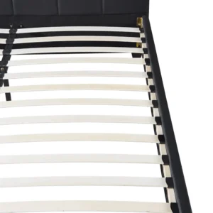 Κρεβάτι ArteLibre ABELIA Μαύρο PU 214.5x170x100cm (Στρώμα 160x200cm) - Image 6