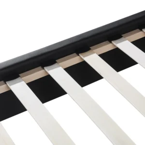 Κρεβάτι ArteLibre ABELIA Μαύρο PU 214.5x170x100cm (Στρώμα 160x200cm) - Image 7