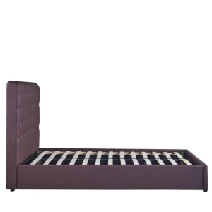 Κρεβάτι ArteLibre ARABIS Καφέ PU 220x160.5x120cm (Στρώμα 150x200cm) - Image 2