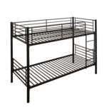 Κουκέτα ArteLibre NICKY Μαύρο Μέταλλο 210x97.5x151cm (Στρώματα 90x200cm)