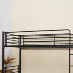 Κουκέτα ArteLibre NICKY Μαύρο Μέταλλο 210x97.5x151cm (Στρώματα 90x200cm) - Image 3