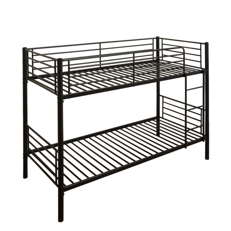 Κουκέτα ArteLibre NICKY Μαύρο Μέταλλο 210x97.5x151cm (Στρώματα 90x200cm)