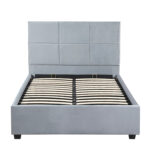 Κρεβάτι Μονό ArteLibre CLOUDREST Γκρι Ύφασμα 214x127.5x109cm (Στρώμα 120x200cm) - Image 4