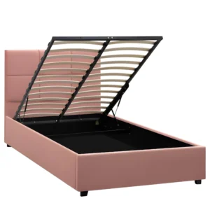 Κρεβάτι Μονό ArteLibre CLOUDREST Σάπιο Μήλο Ύφασμα 214x127.5x109cm (Στρώμα 120x200cm) - Image 2