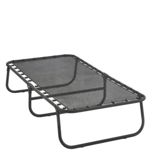 Κρεβάτι Σπαστό ArteLibre FLEXREST Με Στρώμα Πάχους 12cm Μαύρο Μέταλλο 180x80x33cm