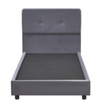 Κρεβάτι Μονό ArteLibre TAMAHAWK Γκρι Ύφασμα 212x106.5x106cm (Στρώμα 90x200cm) - Image 2