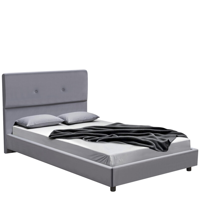 Κρεβάτι Ημίδιπλο ArteLibre TAMAHAWK Γκρι Ύφασμα Για Στρώμα 120x200cm Κρεβάτι Ημίδιπλο ArteLibre TAMAHAWK Γκρι Ύφασμα Για Στρώμα 120x200cm