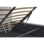 Κρεβάτι Υπέρδιπλο ArteLibre WICHITA Γκρι Ύφασμα 214.5x170x110.5cm (Στρώμα 160x200cm) - Image 6