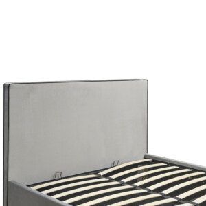 Κρεβάτι Υπέρδιπλο ArteLibre WICHITA Γκρι Ύφασμα Για Στρώμα 160x200cm - Image 7