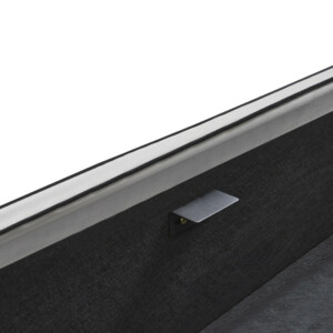 Κρεβάτι Υπέρδιπλο ArteLibre WICHITA Γκρι Ύφασμα Για Στρώμα 160x200cm - Image 8