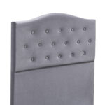 Κρεβάτι Μονό ArteLibre JUNIPER Γκρι Ύφασμα 209x101x125cm (Στρώμα 90x200cm) - Image 5