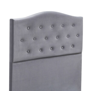 Κρεβάτι Μονό ArteLibre JUNIPER Γκρι Ύφασμα Για Στρώμα 90x200cm - Image 5