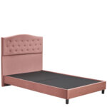 Κρεβάτι Ημίδιπλο ArteLibre JUNIPER Σάπιο Μήλο Ύφασμα 209x132x125cm (Στρώμα 120x200cm) - Image 3