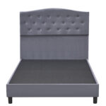 Κρεβάτι Ημίδιπλο ArteLibre JUNIPER Γκρι Ύφασμα 209x132x125cm (Στρώμα 120x200cm) - Image 2