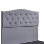 Κρεβάτι Ημίδιπλο ArteLibre JUNIPER Γκρι Ύφασμα 209x132x125cm (Στρώμα 120x200cm) - Image 5