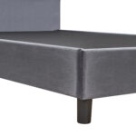 Κρεβάτι Ημίδιπλο ArteLibre JUNIPER Γκρι Ύφασμα 209x132x125cm (Στρώμα 120x200cm) - Image 6