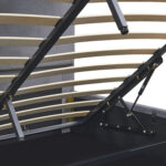 Κρεβάτι Υπέρδιπλο ArteLibre YUMA Γκρι Ύφασμα 214x1170x10cm (Στρώμα 160x200cm) - Image 6