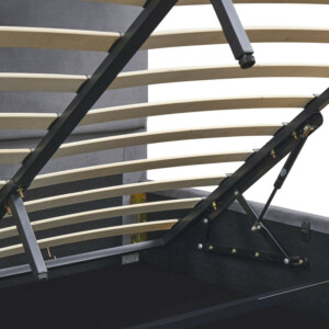 Κρεβάτι Υπέρδιπλο ArteLibre YUMA Γκρι Ύφασμα Για Στρώμα 160x200cm - Image 6