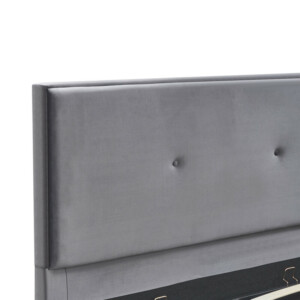 Κρεβάτι Υπέρδιπλο ArteLibre YUMA Γκρι Ύφασμα Για Στρώμα 160x200cm - Image 8