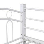 Κουκέτα ArteLibre KETCHUM Λευκό Μέταλλο 201x98x159cm (Στρώματα 90x190cm) - Image 6