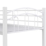 Κουκέτα ArteLibre KETCHUM Λευκό Μέταλλο 201x98x159cm (Στρώματα 90x190cm) - Image 8