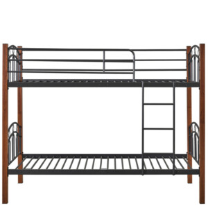 Κουκέτα ArteLibre KETCHUM Μαύρο/Καρυδί Για Στρώμα 90x190cm - Image 3