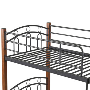 Κουκέτα ArteLibre KETCHUM Μαύρο/Καρυδί Για Στρώμα 90x190cm - Image 5