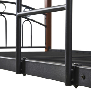 Κουκέτα ArteLibre KETCHUM Μαύρο/Καρυδί Για Στρώμα 90x190cm - Image 8